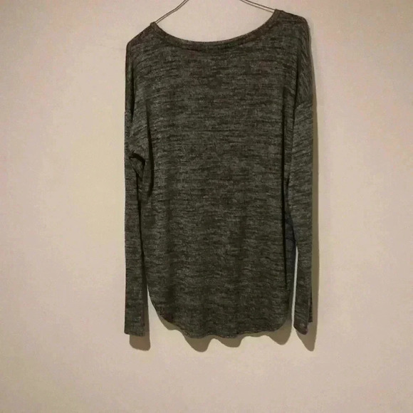 Banana Republic Signature Tee womens small gray stretch - Picture 2 of 7